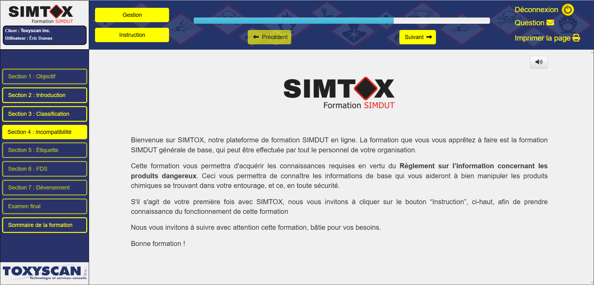 Logiciel SIMTOX