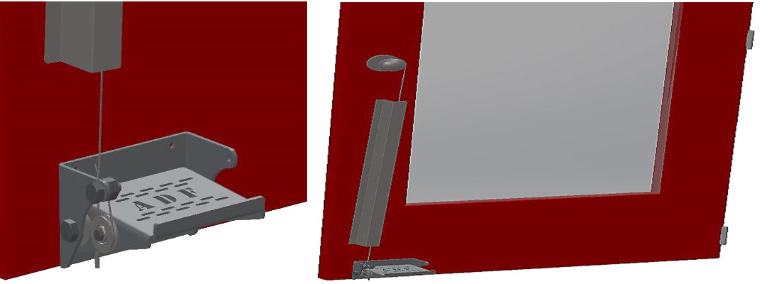 Dispositifs d'ouverture de portes, sans contact avec les mains, modèle pour portes avec poignée
